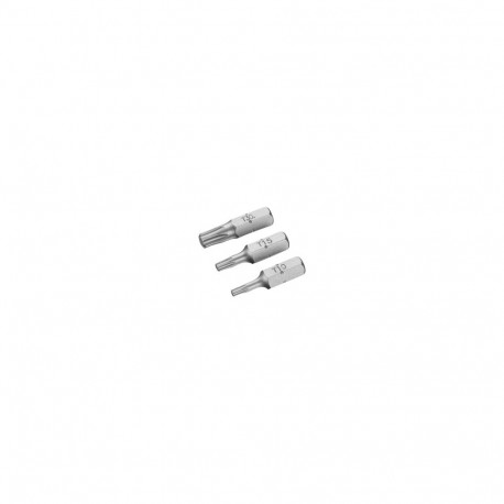 Końcówki wkrętarskie - torx komplet t10,t15,t30/25 (3szt.)