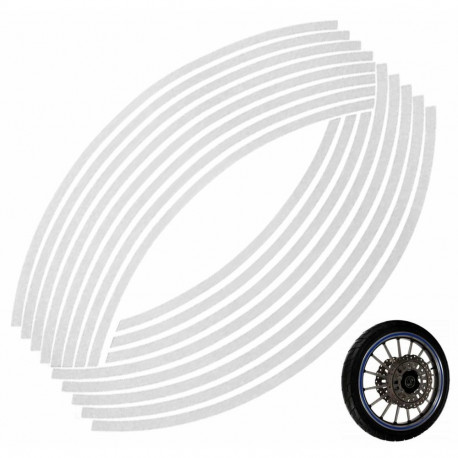 AG555E helkivad kleebised ratastele hõbedased