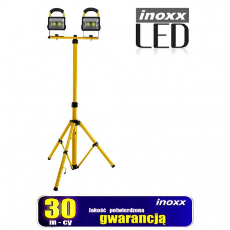 Kaasaskantav LED prožektor 30W 2x + teleskoopstatiiv 160cm