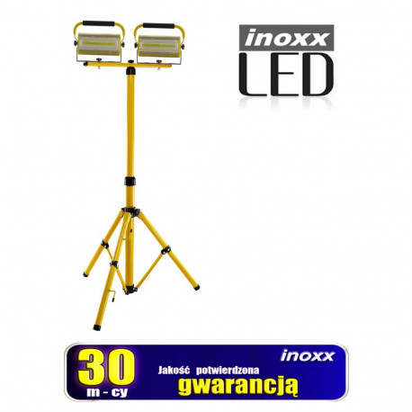 Kaasaskantav LED prožektor 100W x2 + teleskoopstatiiv 160cm
