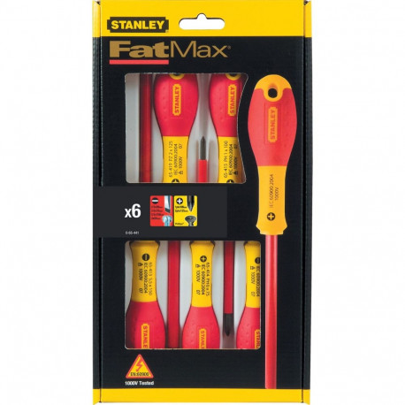 FatMax kruvikeerajate komplekt 6tk VDE lame + PZ