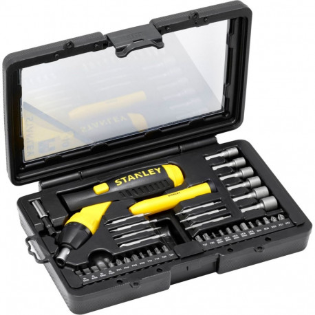 Kruvikeeraja otsikute, liigendi, räti ja 38-osalise komplektiga