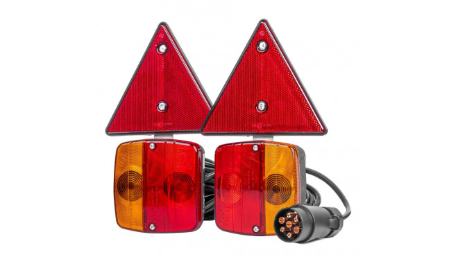 komplekt tulede lampe haagisele magnetiga amio-02095