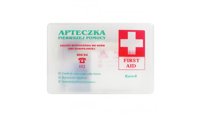 Apteczka b-euro-8 przezroczysta