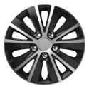 Kołpak rapide nc 14" silver&black (czarno-srebrny) ze śrubami chrom