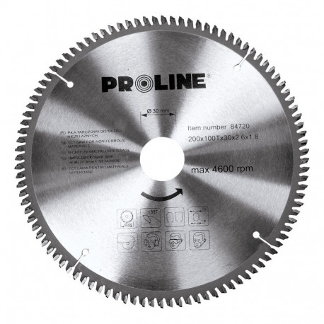 proline ketassaag värviliste metallide jaoks 200*100t*30/20/16mm