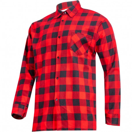 Punane flanellsärk, 120g/m2, "3xl", CE.