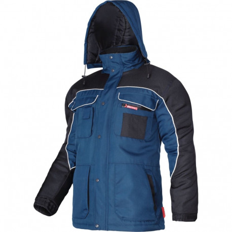 soojendatud sinine jope, "l", ce, lahti