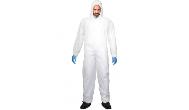 Kombinezon ochronny biały, 50g/m2, "2xl", ce, lahti