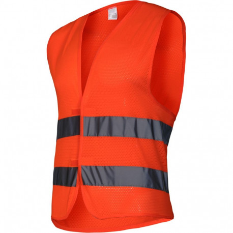 Kamizelka siatkowa z pasami odbl. pomar., "3xl", lahti