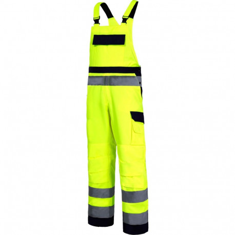 Hoiatuskollased premium ogrodniczki, XL, CE, lahti