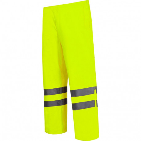 Spodnie ostrzeg. przeciwdeszcz., żółte, "2xl", ce, lahti