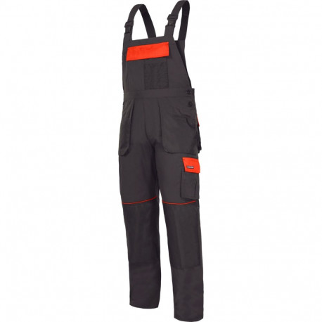 grafiit-oranž ogrodniczki, 190g/m2, "m (50)", ce, lahti