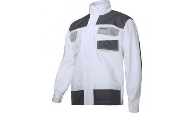 Bluza biało-szara 100% bawełna, "3xl (60)", ce, lahti