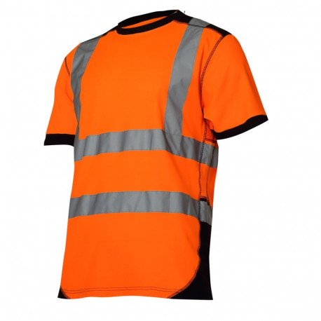Koszulka t-shirt ostrzegawcza, pom.-czarna, "s", ce, lahti