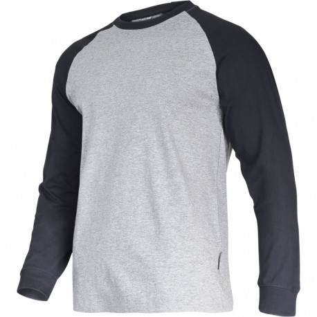 Koszulka z dł. rękaw. 190g/m2, szaro-czar., "2xl", ce,lahti