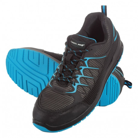 Półbuty kpu/dzian. czar.-nieb., s1p src, "40", ce, lahti