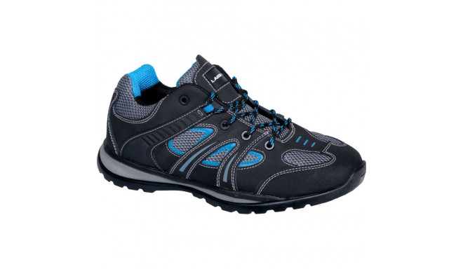 Półbuty bez podn. nubuk/dzian.czar-nieb,o1 sra,"46",ce,lahti