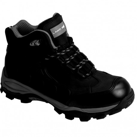 Trzewiki nubukowe czarno-szare, sb sr, "44", ce, lahti