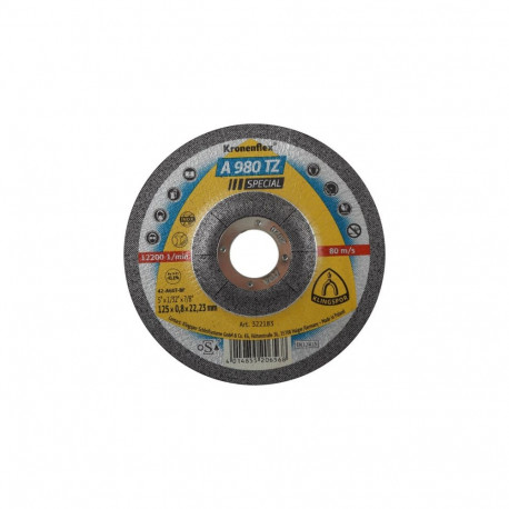 Tarcza do cięcia-inox,st,n-fe a980tz 125*0.8*22.2 wyp. szt.1(pud) (25 tk.)