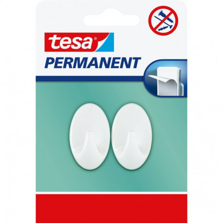 püsivad 2 tk "s", ovaalsed, valged konksud