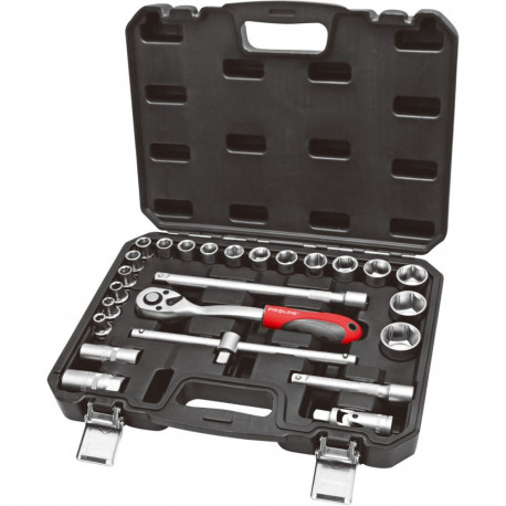 Zestaw 25 szt. nasadek i końcówek 1/2 crv proline