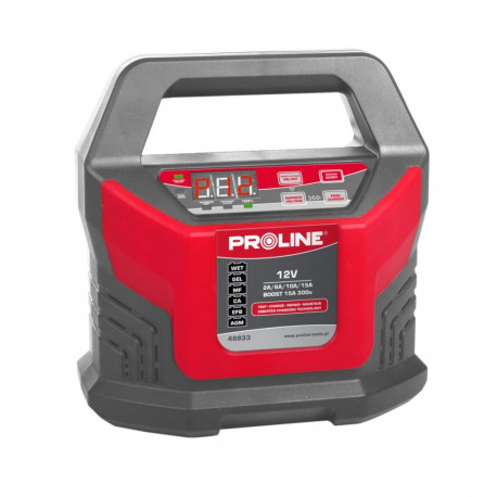 inverter-tüüpi akulaadija 12V, 2/6/10/15A, boost-funktsiooniga CE proline