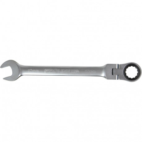 Klucz oczk-płaski z grzech. i przegubem 18mm,cv,proline "hd"