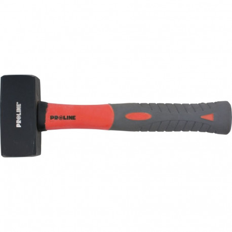 Młotek kamieniar. 1,0kg, rączka z wł. szkl. 75%, gs proline