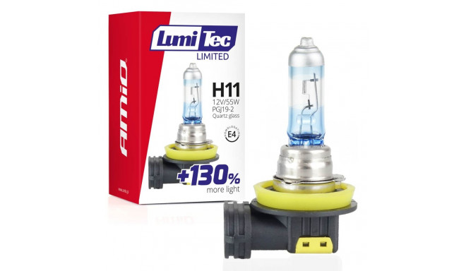 Halogeenpirn H11 12V 55W Lumitec Limited +130% AMiO-02134