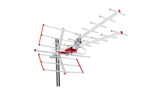 Antena TV DVB-T/T2 HEVC Maclean, pasywna, zewnętrzna combo, filtr Lte, UHF/VHF max 100dB?V, MCTV-855