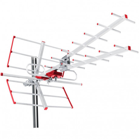 Maclean tv antenn MCTV-855A DVB-T/T2 HEVC aktiivne väline kombineeritud LTE-filter UHF/VHF max 100dB