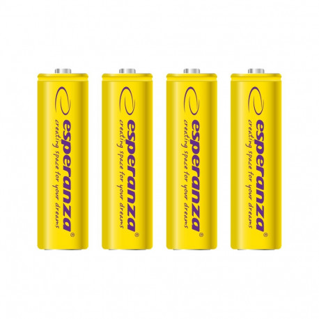 EZA104Y Esperanza akumulatorki ni-mh aa 2000mah 4szt. żółte