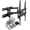 Uchwyt do telewizora lub monitora Maclean, uniwersalny, max VESA 400x400, 26-55", 30kg, czarny, MC-7