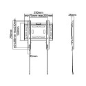 Uchwyt naścienny uniwersalny do LED TV (23-42") LP42-22F