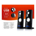 Głośniki komputerowe 8W USB Black Audiocore AC860