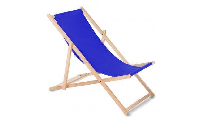 Leżak klasyczny bukowy GreenBlue GB183 tumesinine