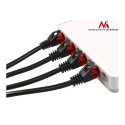 Przewód kabel patchcord UTP Maclean, wtyk-wtyk, Cat6, 20m, czarny, MCTV-741