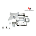 Uchwyt do telewizora lub monitora Maclean, uniwersalny, max VESA 200x200, 23-42", 30 kg, srebrny, MC