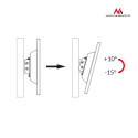 Uchwyt do telewizora lub monitora Maclean, max vesa 200x200, 23-42", 20kg, czarny, MC-597