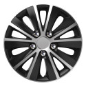 Kołpak rapide nc 16" silver&black (czarno-srebrny) ze śrubami chrom