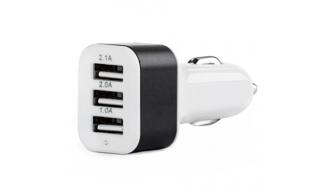 Autolaadija 3x usb valge pch-03 amio-01027