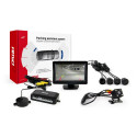 Zestaw czujników parkowania tft01 4,3" z kamerą hd-315-led 4 sensory czarne