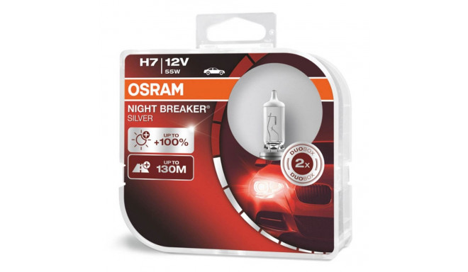 h7 12v halogeenpirnid night breaker silver +100% /2 tk/