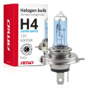 Żarówka halogenowa h4 12v 60/55w filtr uv (e4) super white amio-01269