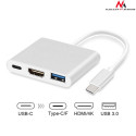MCTV-840 52385 Adapter USB-C - HDMI / USB 3.0 / USB-C metalowa obudowa 4K MCTV-840 52385 Adapter USB-C - HDMI / USB 3.0 / USB-C metalowa obudowa 4K