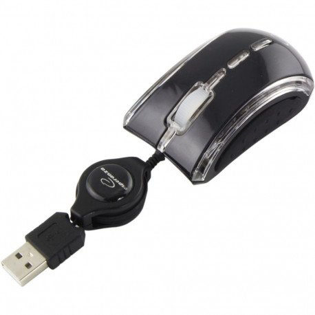 EM109K Mysz Elaneo mini optyczna USB czarna
