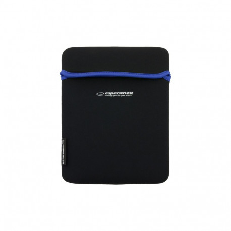 ET172B Etui neopren na tablet 9,7" czarno - niebieskie Esperanza