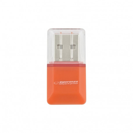 EA134O micro SD kaardilugeja USB oranž Esperanza