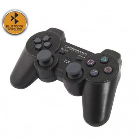 Esperanza EGG109K juhtmevaba Bluetooth PS3 mere-sinine must gamepad